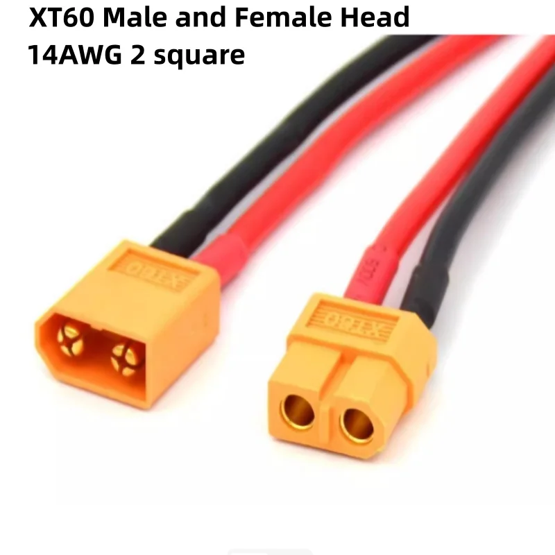 XT60 Male Female Bullet XT-60 Connectors Plugs With Silicon 14 AWG Wire For RC Lipo Battery Quadcopter Multicopter