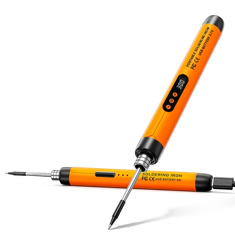 

RALCA-Mini Cordless Soldering Iron Kit USB Portable Soldering Iron LCD Digital Adjustable Temperature Thermostatic Soldering