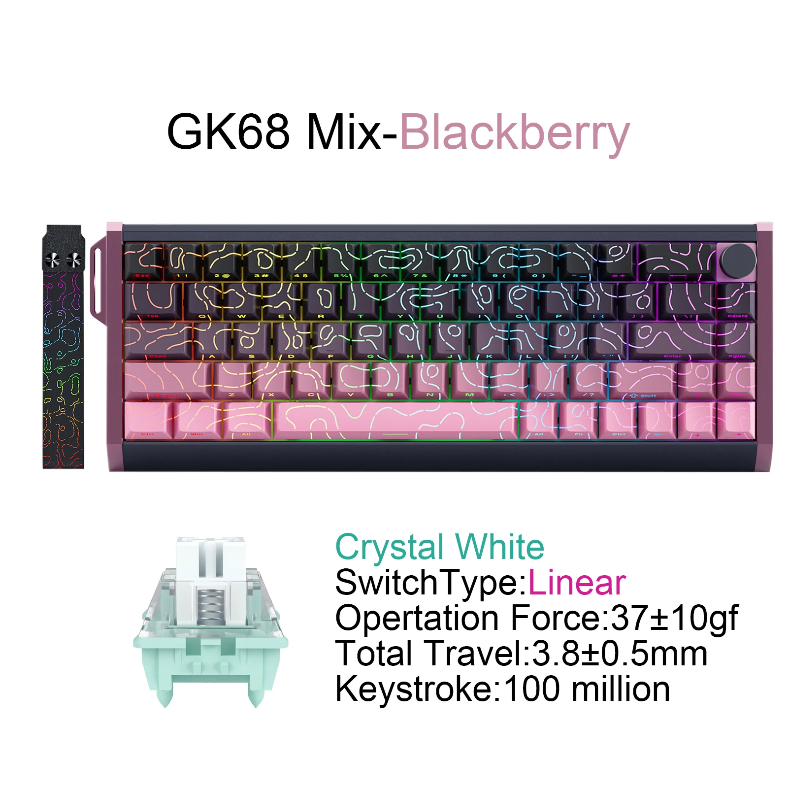 SKYLOONG GK68 Mix 65% Wireless Gaming Keyboard
