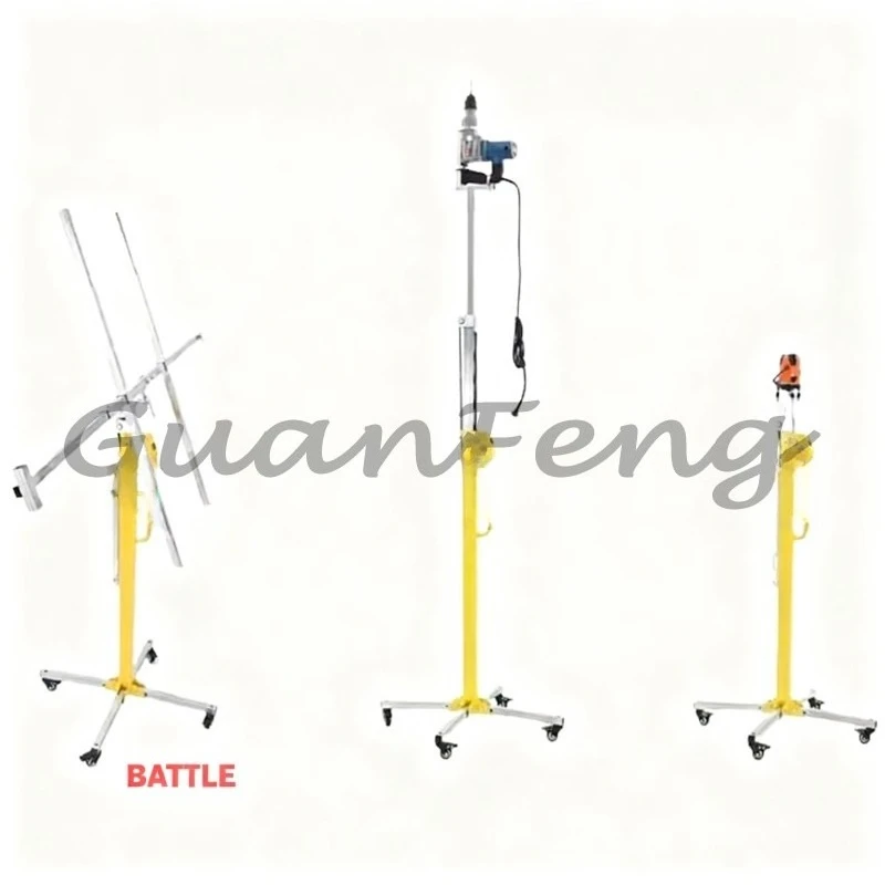 Gypsum Board Ceiling Lifter, Portable Drywall Lift for Air Conditioner & Ceiling Installation, Construction Tool