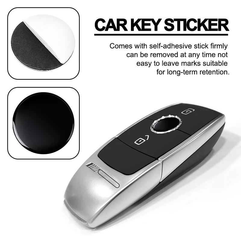 14mm Car Remote Control Key Badge Stickers for Lexus DACIA Suzuki Land Rover Mitsubishi Ssangyong Mazda MG Opel Kia Nissan Saab view 6