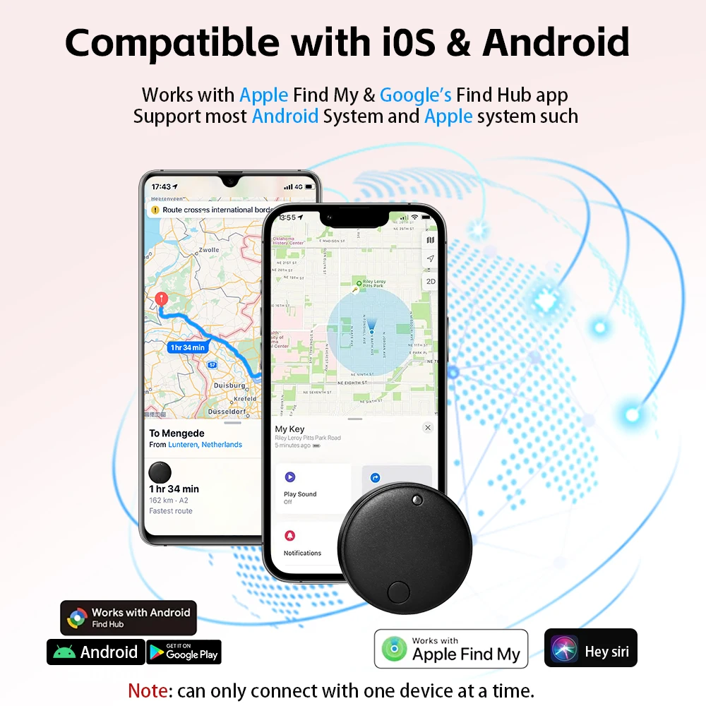 جهاز تتبع صغير بنظام تحديد المواقع الذكي العلامة العالمية محدد موقع مكافحة خسر جهاز بلوتوث ل أبل أندرويد المقتفي المسنين الأطفال الحيوانات الأليفة الثمينة