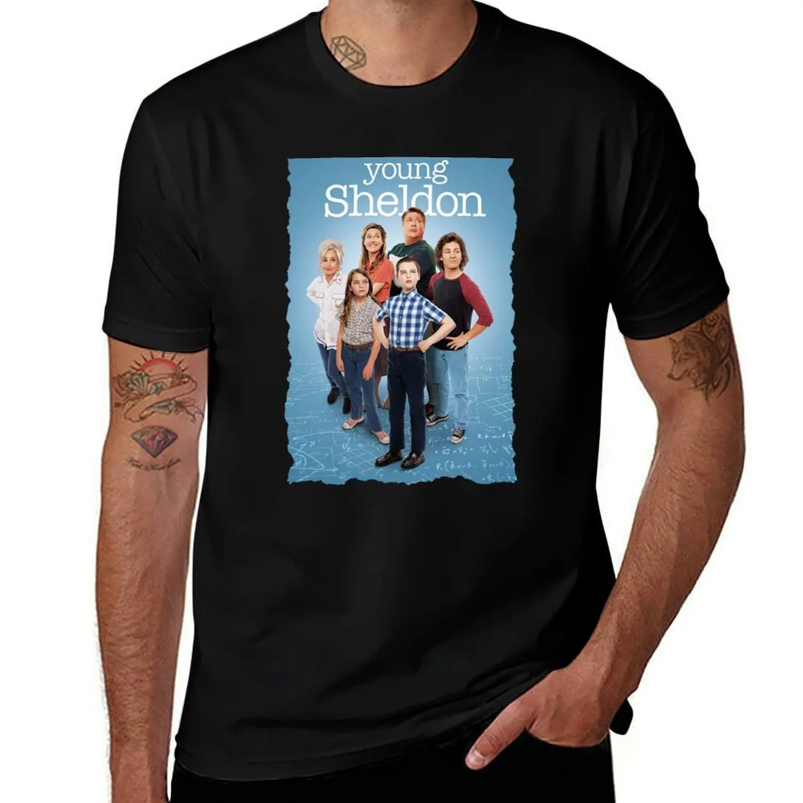 YOUNG SHELDON T-Shirt Classic Print Short Sleeve Shirt