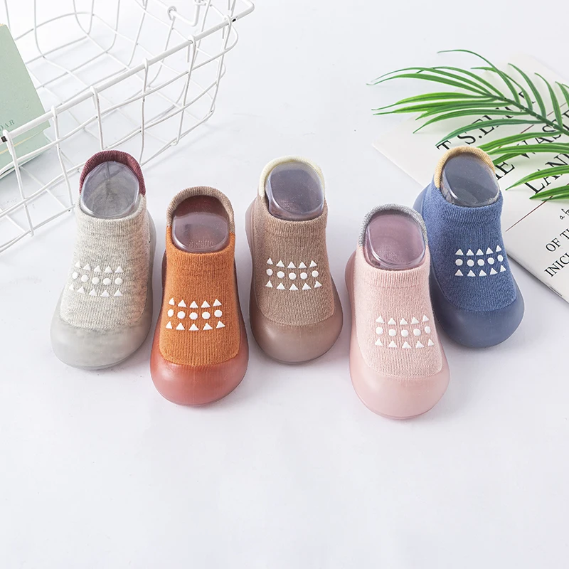 Baby Shoes Autumn Cotton Anti-Slip First Shoes Dispensing Baby Toddler Shoes First Walker Kids Soft Rubber Sole Shoe