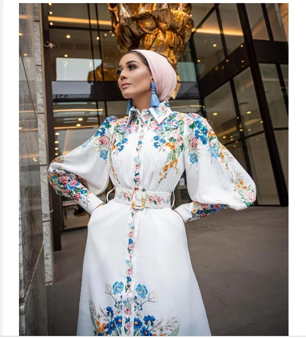 Vestido musulmán árabe de Ramadán Eid Mubarak Abaya para mujer, ropa islámica, bata larga, vestido femenino, Dubái, Turquía