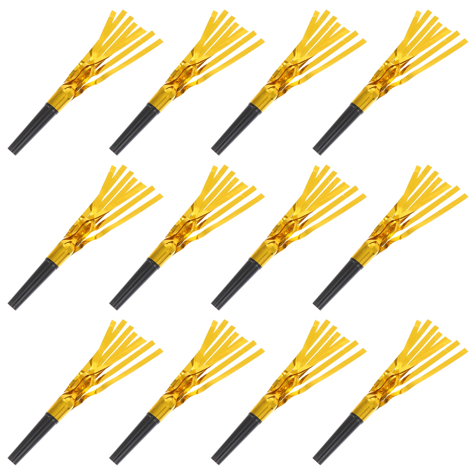 

12pcs Whistles Props Funny Blowout Tassel Noisemakers New Year Party Accessories Cheering Decorative Supplies 2022 Party Blower