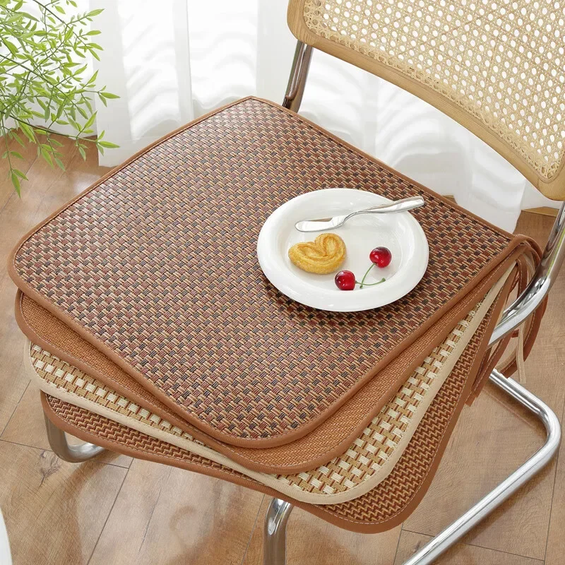 

1 шт., 40 см/45 см/50 см, дышащая летняя охлаждающая подушка для сиденья, крутой коврик, нескользящий охлаждающий бамбуковый стул, сиденье