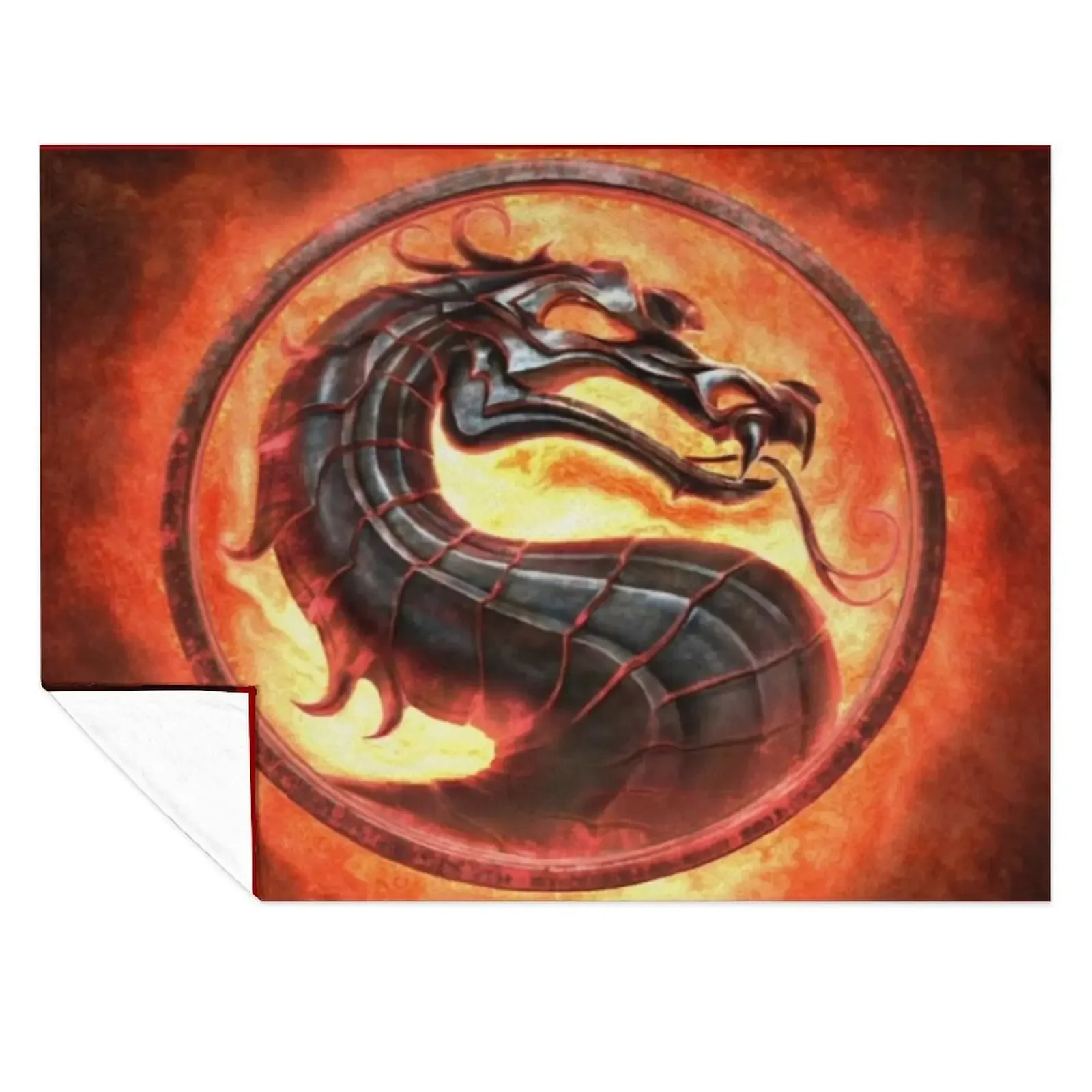 

Mortal kombat sega Throw Blanket Large Soft Beds blankets and throws Kid'S Blankets