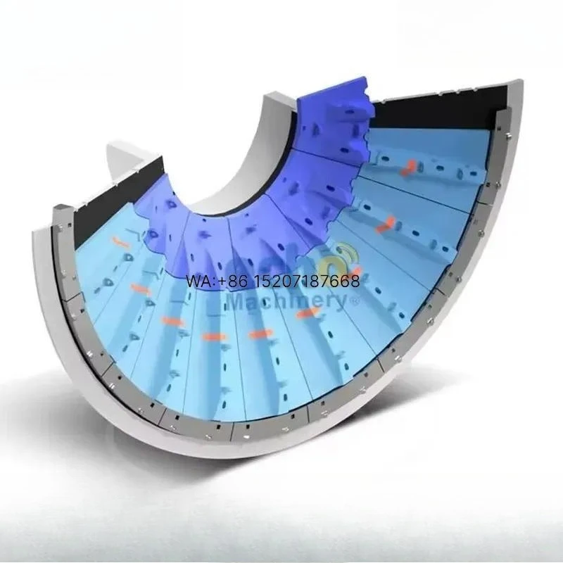 Wmwmnu for SAG AG Ball Mill Wear Parts Feed End Head Liners Shell Liners Discharge Head Liners