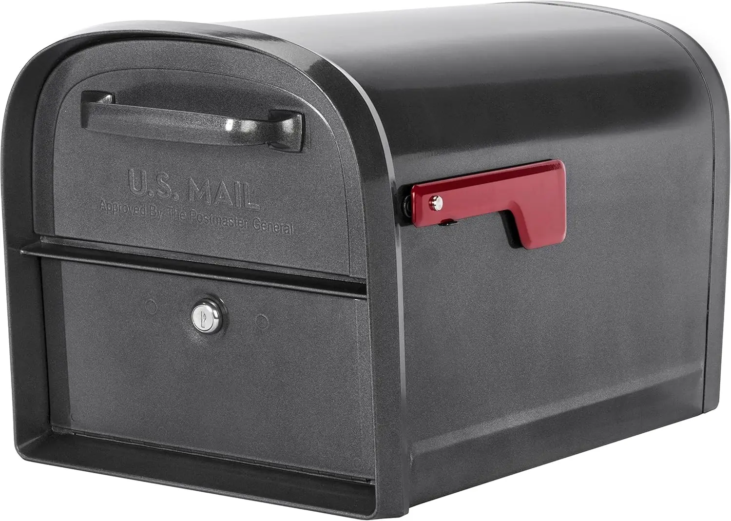 6300P-10 Locking Parcel Mailbox, X-Large, Pewter