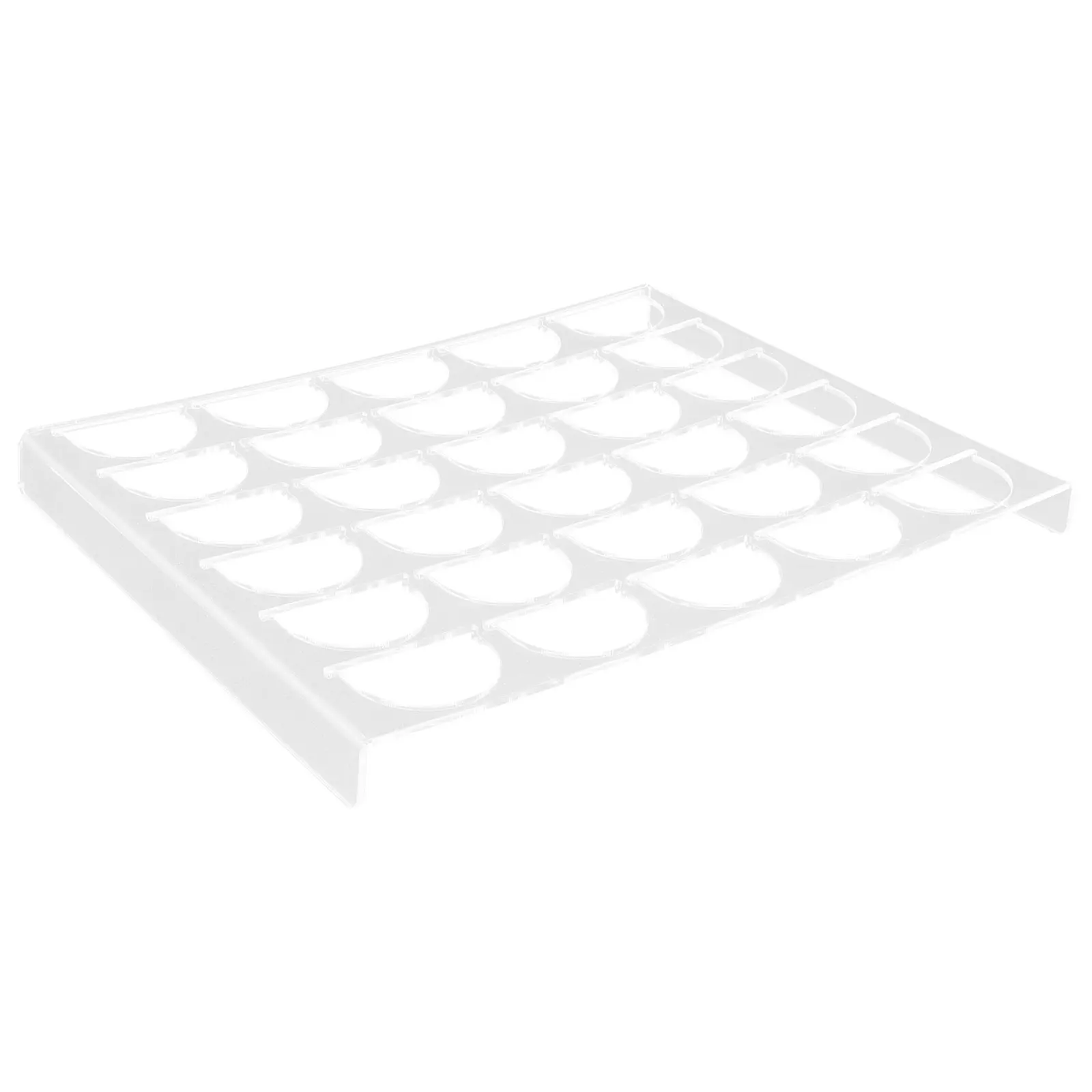 

30 Grids Coffee Capsule Holder Transparent Acrylic Storage Rack Kitchen Bar Organizer for Espresso Tea Bags