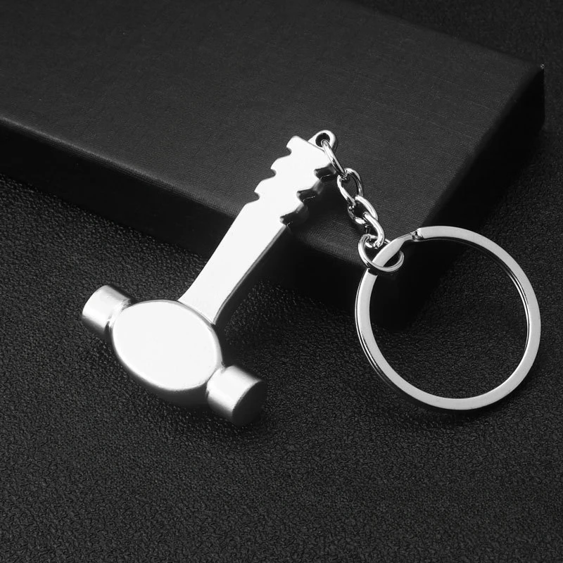 hammer Keychains For Men Car Bag KeyRing Outdoor Combination Tool Portable Mini Utility Pocket key chains