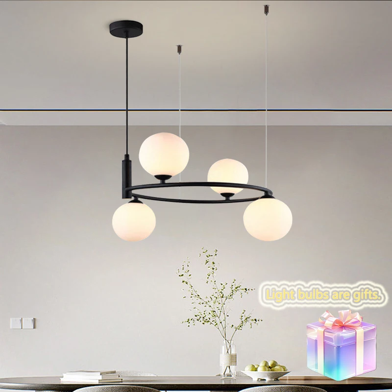 Scandinavian living room ceiling chandelier glass chandelier for bedroom living room dining room chandelier creative chandelier