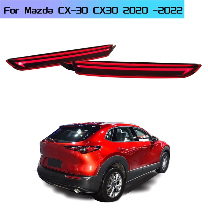 

Car Exterior Refit Rear Bumper Brake Light Turn Signal Fog Lamp For Mazda CX-30 CX30 2020 -2022 MCR356BN