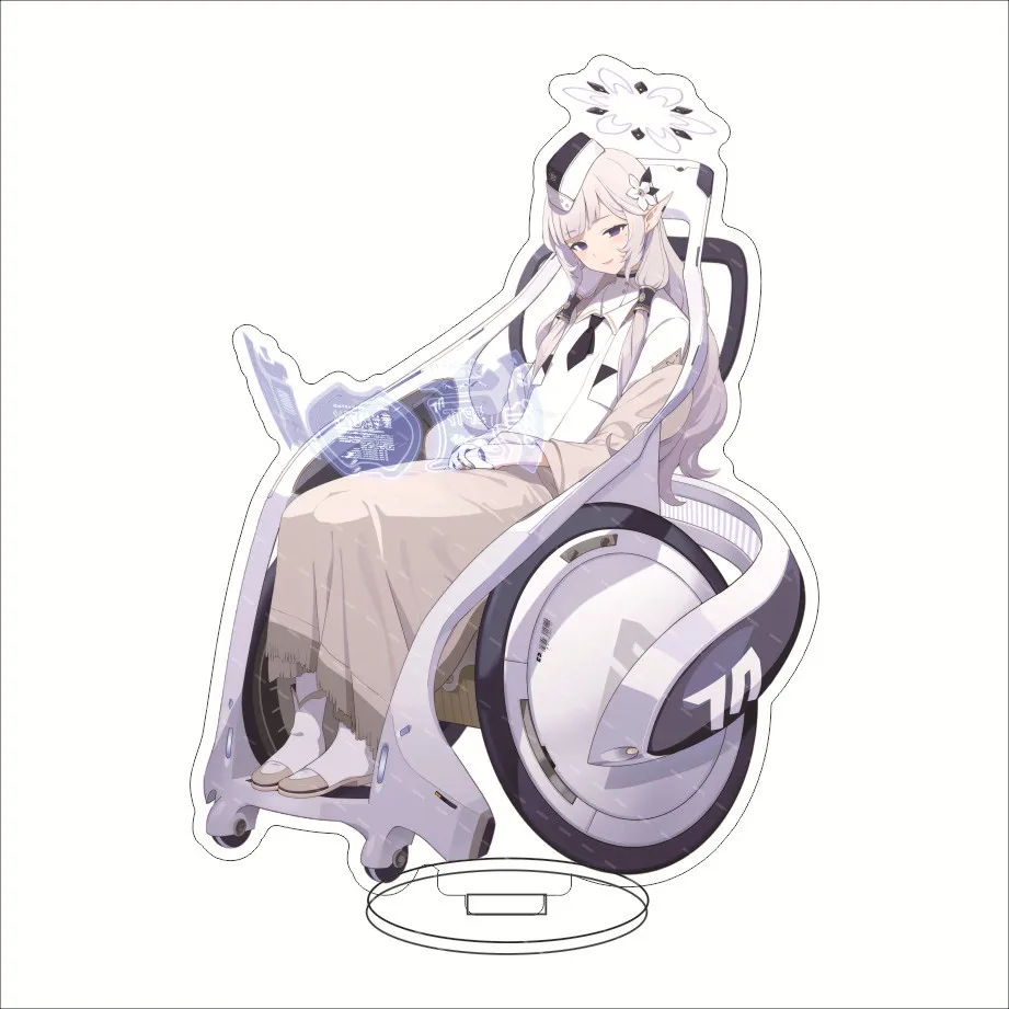 Heiße Anime Acryl Stand Action figur Spielzeug blau Archiv PVC Laser Desktop Stand Modell Spielzeug Geschenk Schlüssel anhänger 15cm