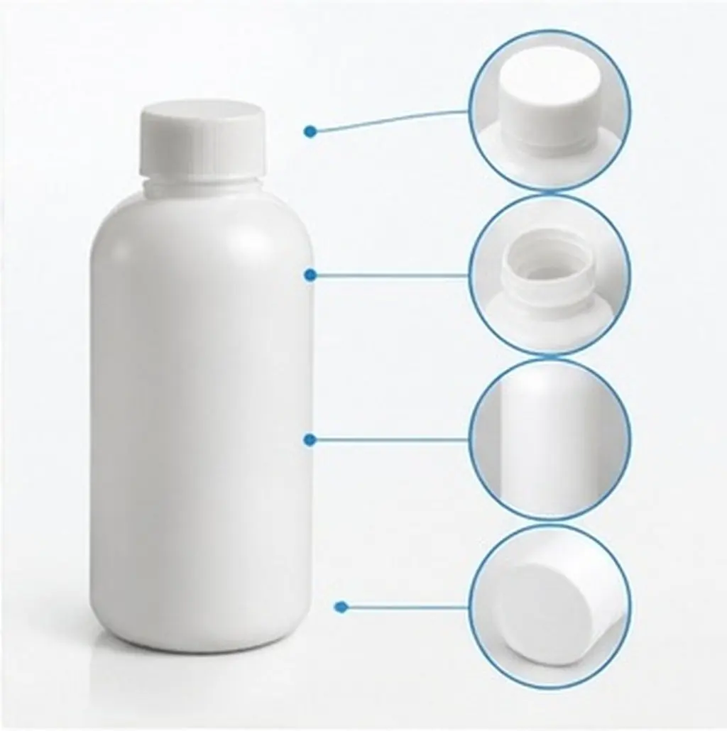 15Pcs Reagent Bottle Chemical Laboratory Sample Sealing Leakproof Storage Bottle for Disinfection Lotion Shampoo