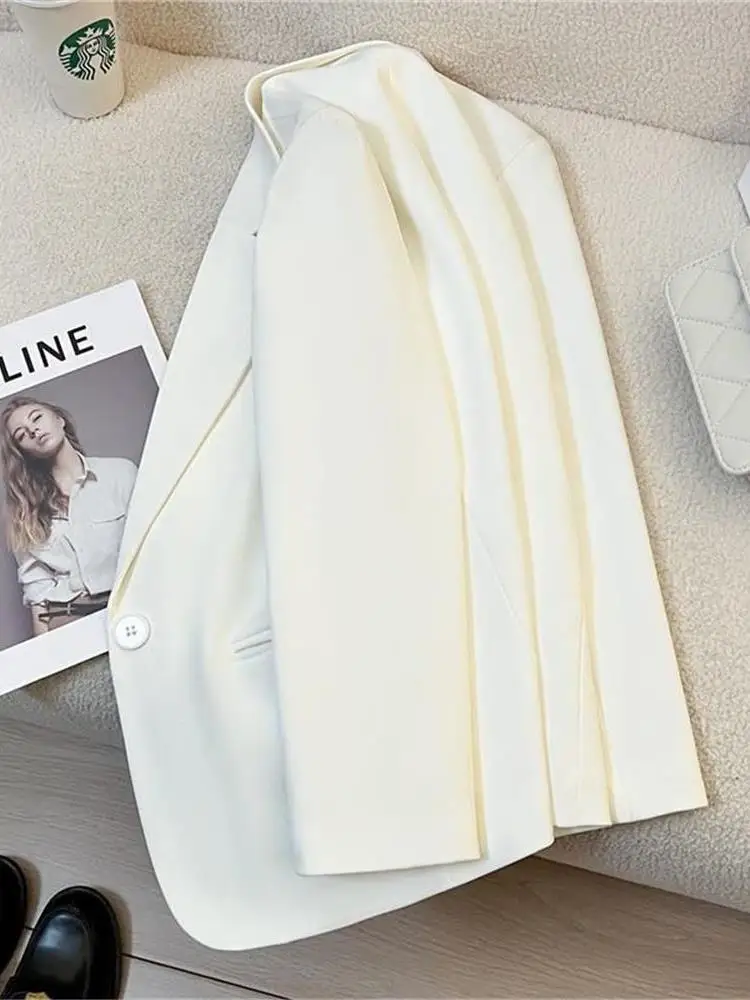  F Casual para o Dia a Dia, Estilo Deusa E, Manga Longa, Top de Escritório Limpo e Moderno para Primavera...