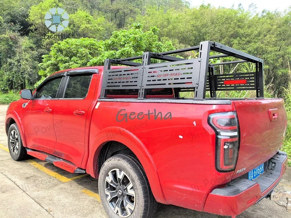 JP16 ODM Barra Antivuelco Universal Ajustable de Acero, Jaula Portaequipajes para Camioneta, Escalera, Soporte para Caja de Camioneta, para Amarok Mitsubishi Triton