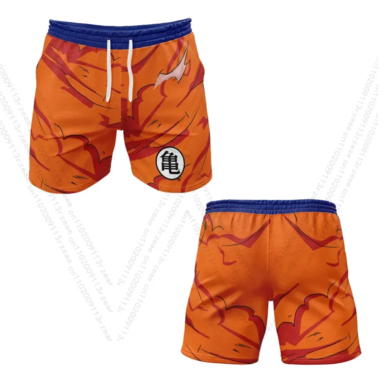 كاندي 2025 دراغون بول زد جوكو أنيمي الرجال السراويل ضغط تجريب طباعة الصالة الرياضية نصف السراويل تنفس الجري سريعة الجافة تأثيري Sp