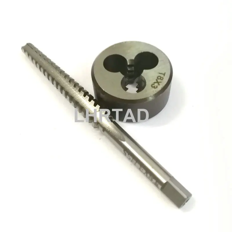 Right/Left hand HSS Metric Trapezoidal thread tap and Die TR8 thread T8X1.5 TR8X2 TR8X3 Ladder trapezoidal nut and tap T8X2 T8X3
