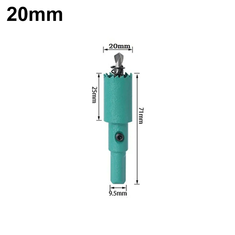 16/18/20/22/25/28/30/35/38/45/50mm Hole Saw For PVC Board Gypsum Board Wood Board Aluminum Alloy Positioning Center Drill