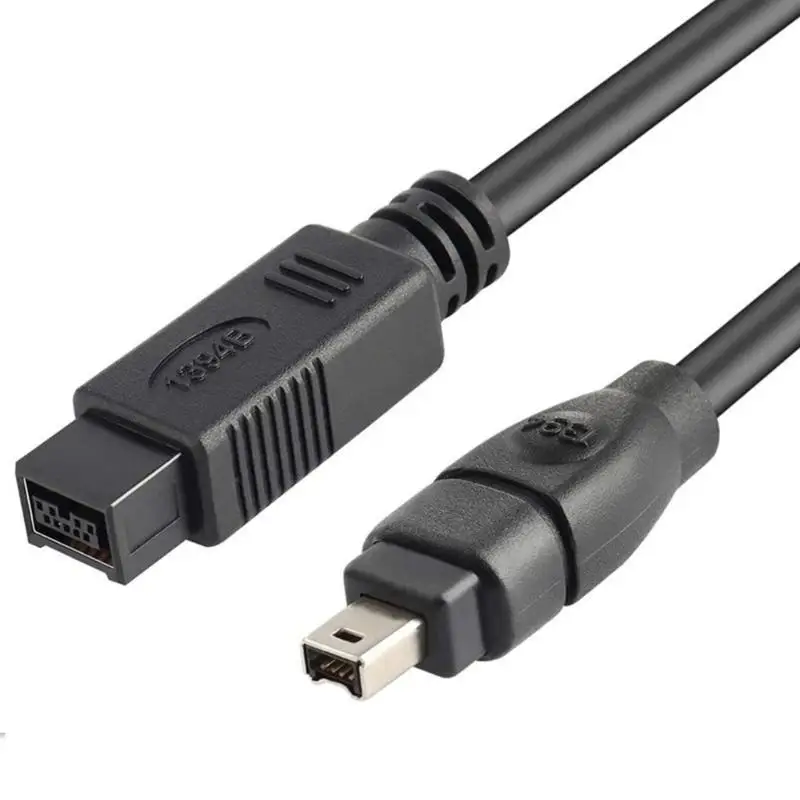 652F 1394 9pin a 4pin Video Cable Transferência bidirecional para conexão rápida do dispositivo home theater e feiras