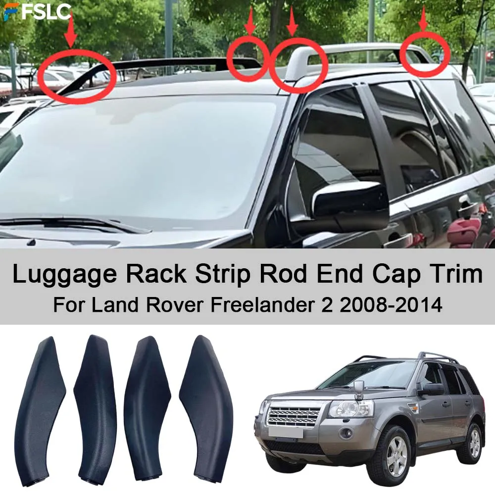 Acessório de Decoração para Carro: Tampa de Acabamento para Barra de Bagageiro para Land Rover Freelander 2 2008-2014