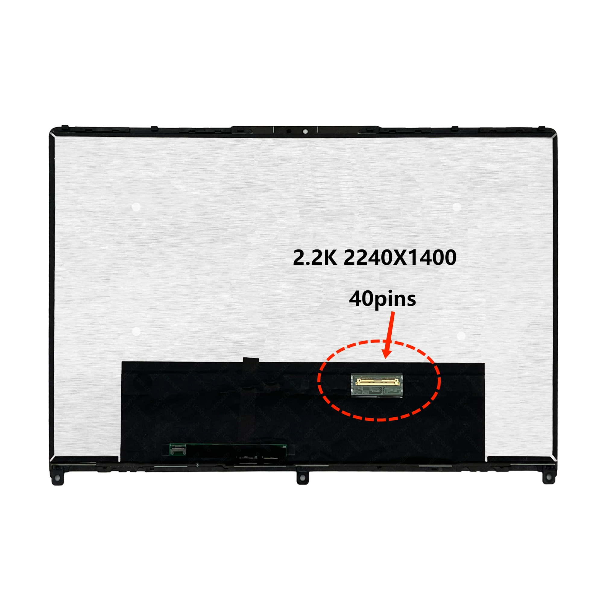 Imagem -04 - Montagem de Toque de Tela Lcd para Lenovo Ideapad Fhd Qhd Ips 5d10s39787 Flex 14alc7 1920x120 2240x1400 Edp 30 40 Pinos Pen Touch