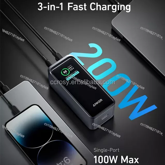 Anker Prime 20000mAh Power Bank large capacity Portle Power Bank  (200w）(without charging stand)