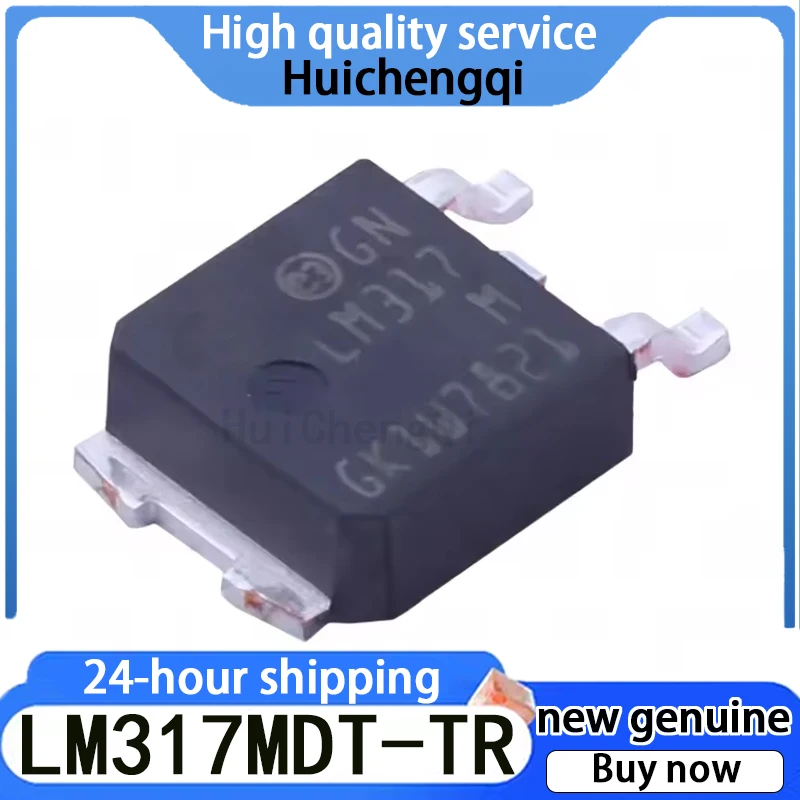 10PCS Original Genuine LM317MDT-TR TO-252 0.5A Current 1.2 To 37V Adjustable Voltage Regulator