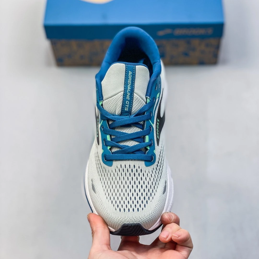 BROOKS Adrenaline GTS 23 chaussures de course noir ébène hommes espadrilles décontractées