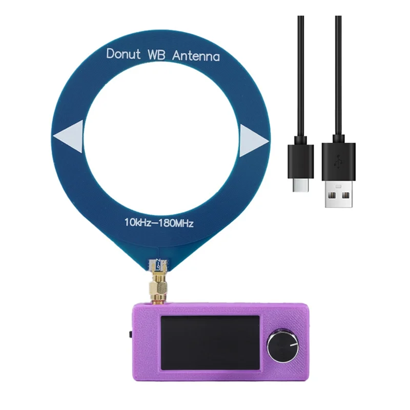 B04C-SI4732 Mini-zakradio met 1,9 inch IPS-scherm LSB USB-ondersteuning AM/FM-radio met antenne 180 MHz / SW MW / VHF-band
