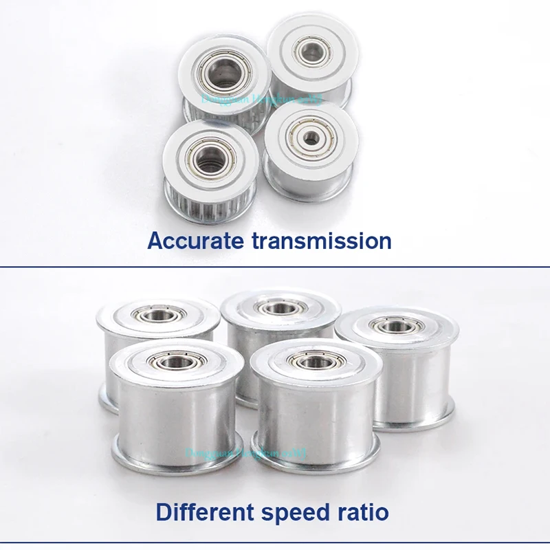 Idler Type 20 Teeth HTD 5M Timing Pulley, Bore 5/6/7/8/10/12/15mm, Groove Width 11/16/21/27mm, For 5GT Linear Pulley