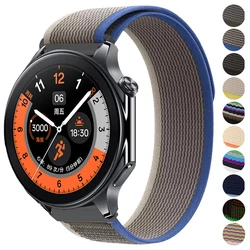 Nylon Loop Strap For OnePlus Watch 2 One Plus Watch 46mm Trail Band Outdoor Sports Bracelet For OPPO Watch X X2 OPPO Watch 4 Pro