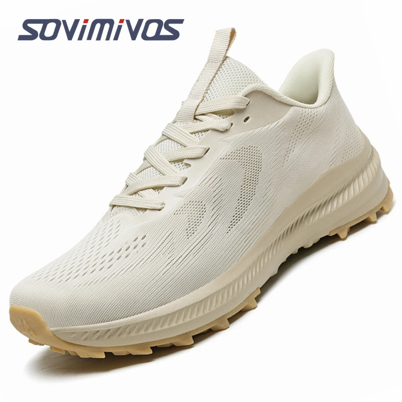 

Sovimivos Men's Breathable Casual Sneakers Luxury Trainer Fashion Loafers Running Shoes - Comfortable Race Shoes for Male
