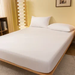 1 piece of solid matte bedsheet, pure white bedspread for bedroom, bedding (excluding pillowcases)