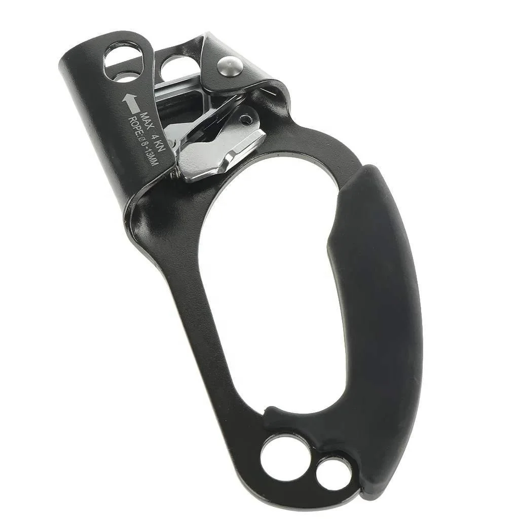 Outdoor Rock Climbing Hand Ascender SRT Ascend Device Mountaineer Handle Ascender mano sinistra destra arrampicata strumenti di corda