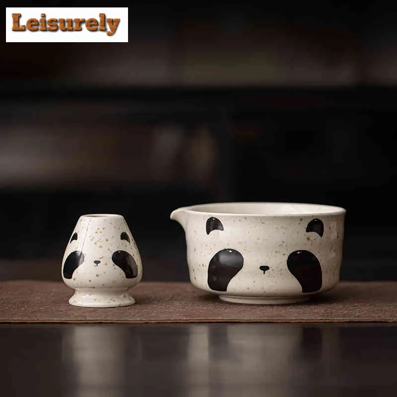 

2pc Cute Pet Matcha Tea Set Whisk Stand Tea Ceremony Matcha Bowl Grinder Brushes Tea Tools Holder Tea-making Tea Accessories