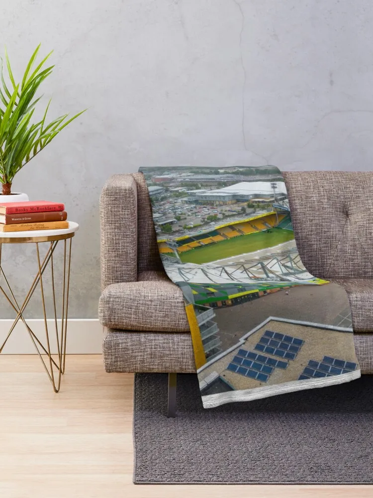 Carrow Road Throw Blanket