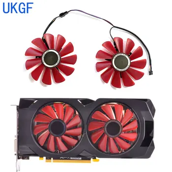 XFX RX570 RS RX580 RS 비디오 그래픽 카드용 85mm 4핀 FDC10U12S9-C RX480 GPU 팬 교체 팬으로 냉각