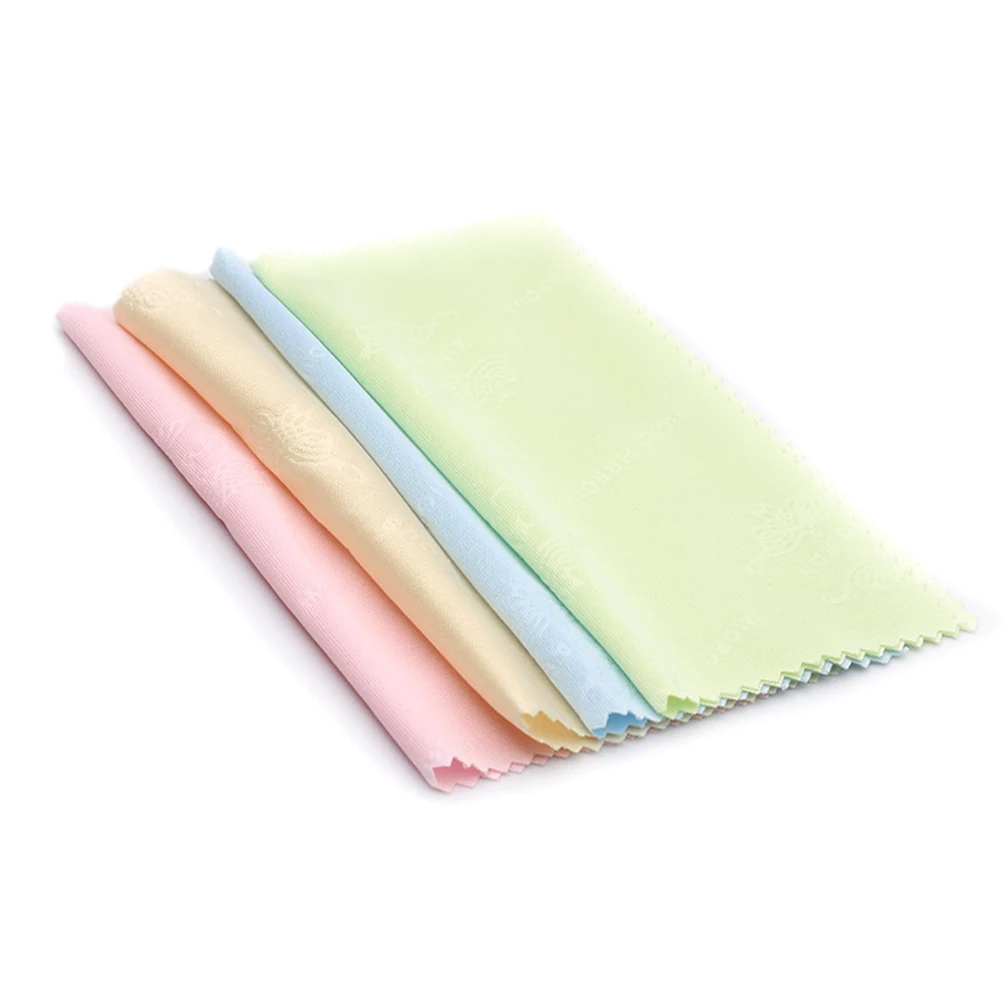 

13X13Cm Cleaning Cloth For Glasses Cleaning Cloth For Jewelry Jewelry Phone Screens Reusable Dry Fits Pocket
