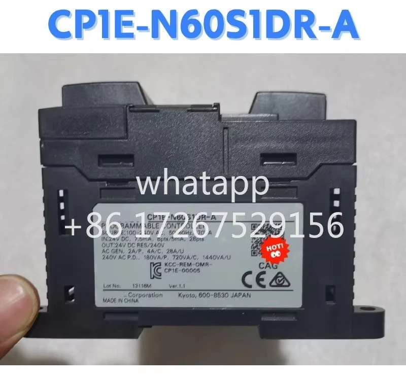 Test PLC CP1E-N60S1DR-A usato OK Spedizione veloce