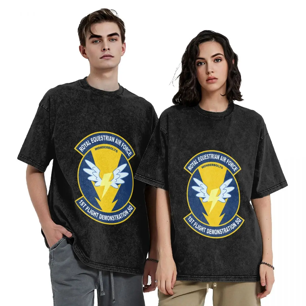 

Wonderbolt Squadron Shirt (Large Patch) T-Shirt T-shirts man Funny t-shirts oversizeds blanks men clothing