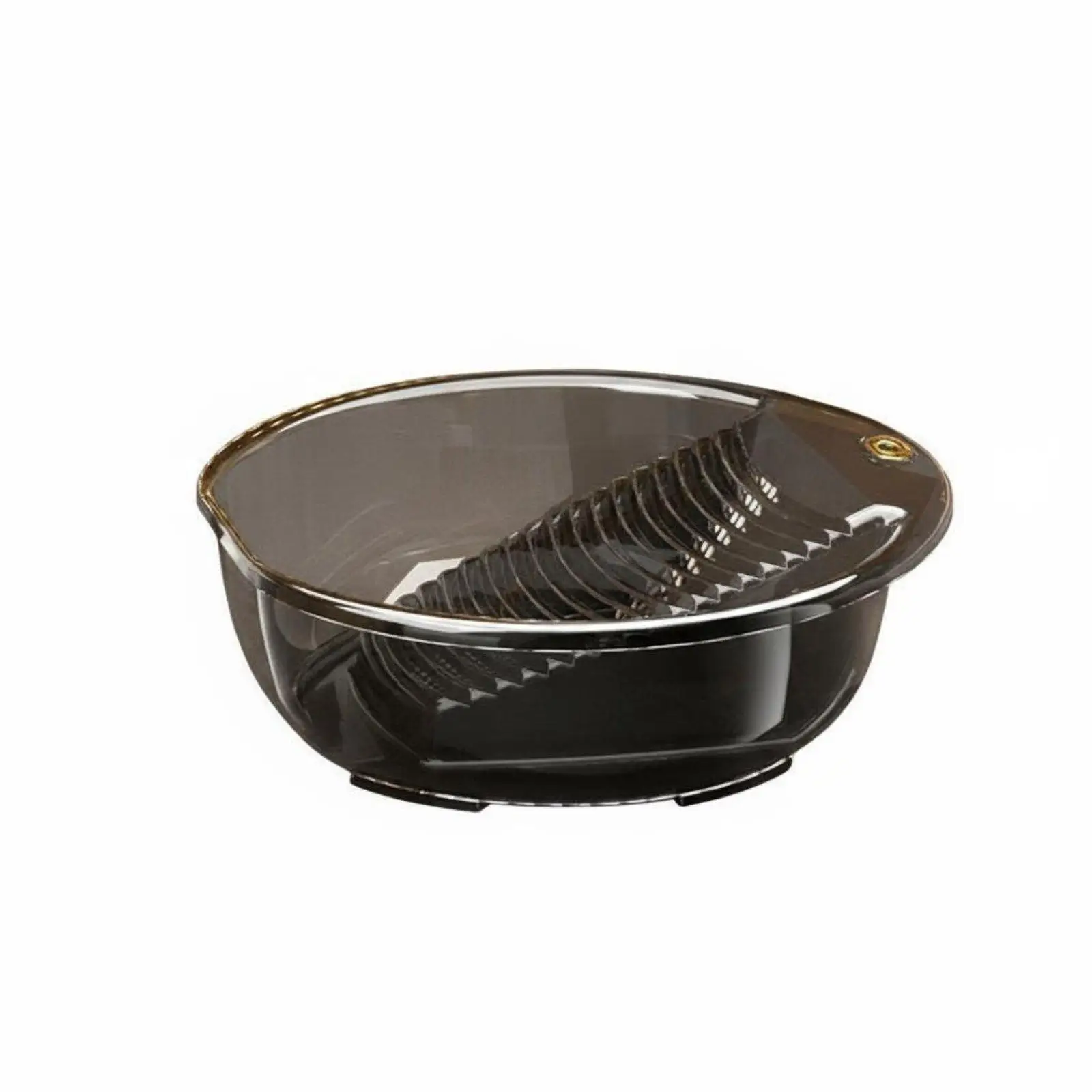 Extra Large Washing Basin with Scrubbing Panel Non Slip Laundry Tub PET Plastic Soaking Container for Household