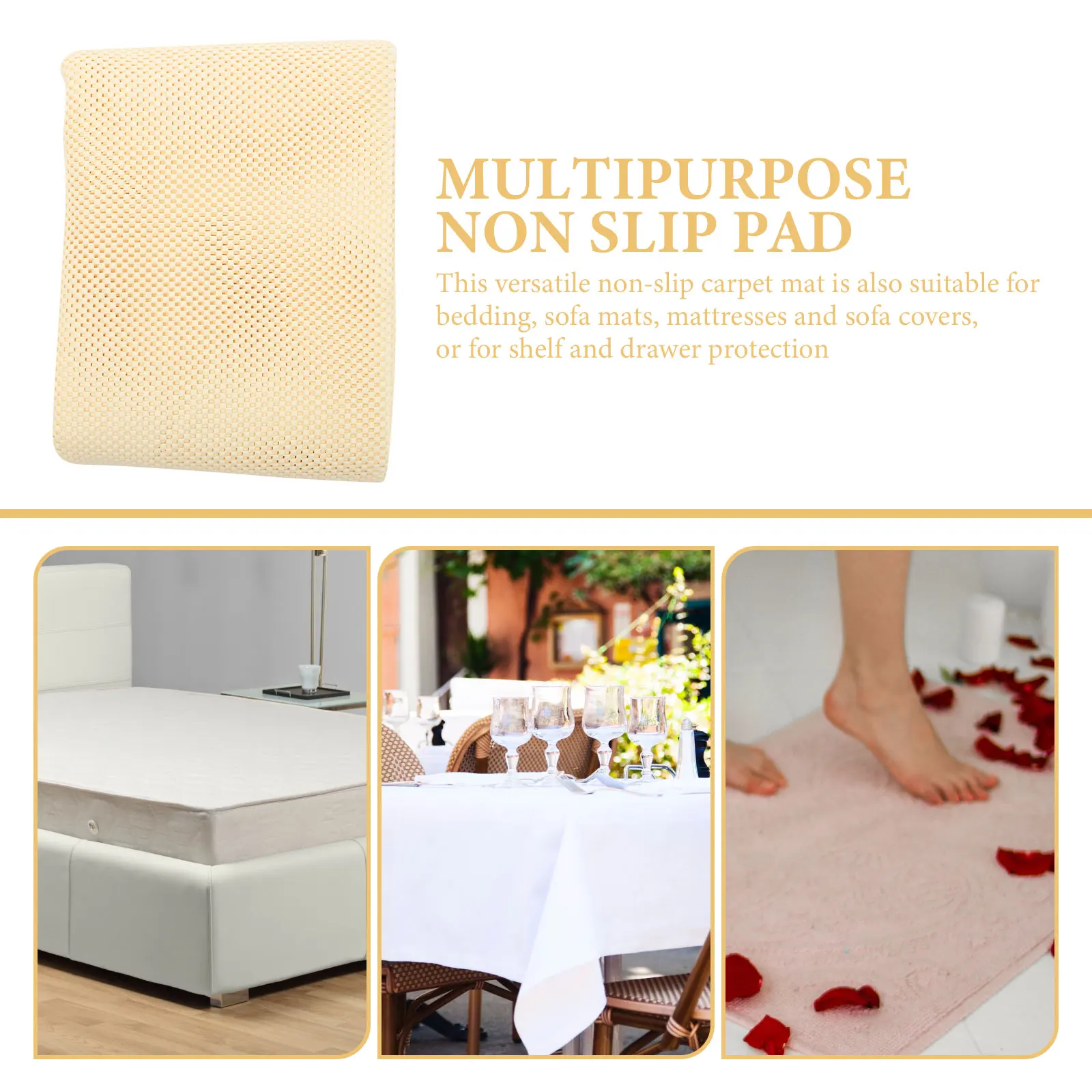 

Silicone Non-Slip Pad For Sofa Mattress Rug Thickened Cushion Home Office Floor Mat Gripper Under Carpet Anti Skid Mat