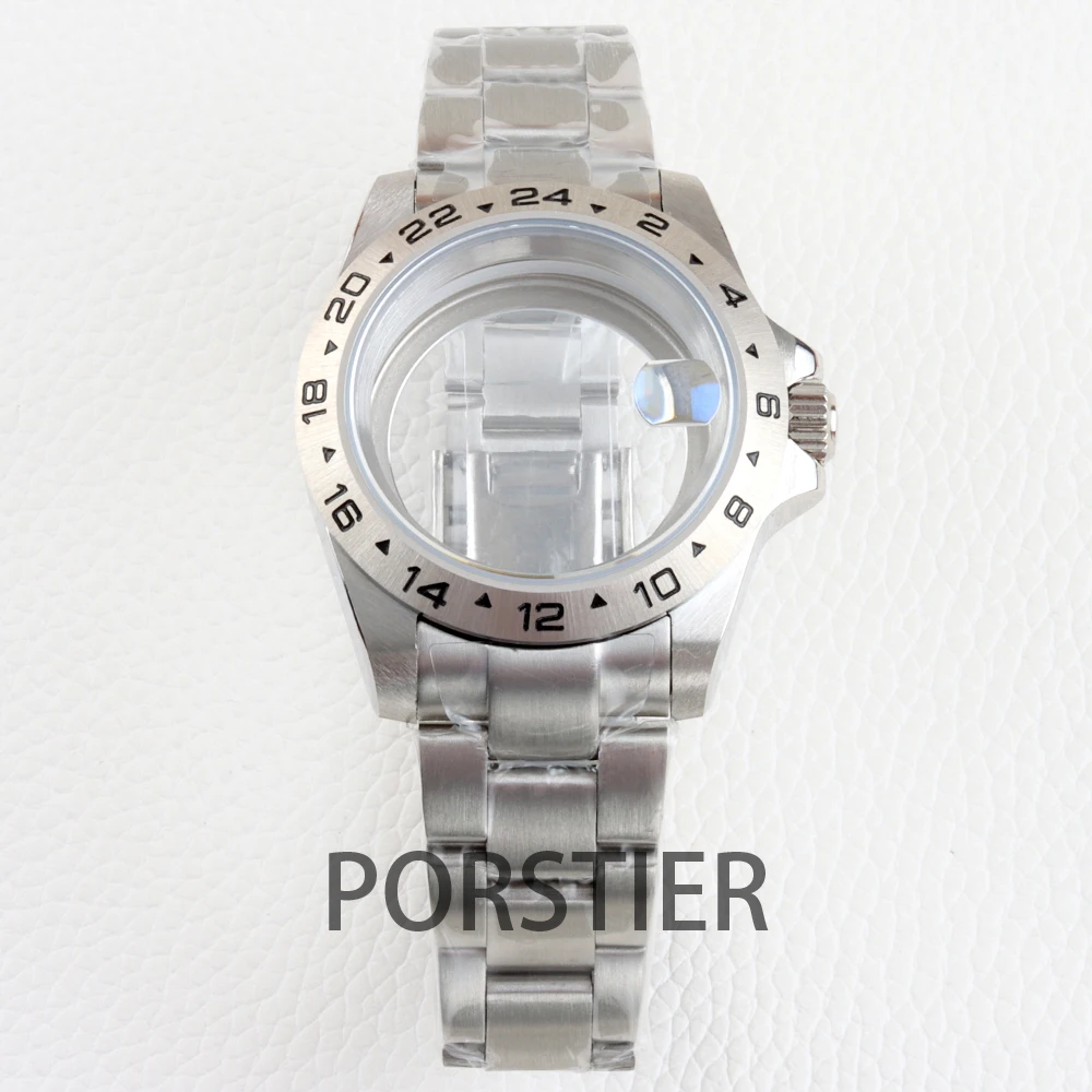 39mm Nh35 Case Waterprof for Explorer NH34 NH35 NH36 NH38 Sapphire Glass Movement 28.5mm Dial Jubilee/Oyster Strap Watch Case