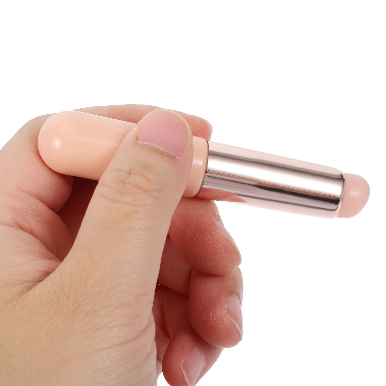 2 uds herramienta de Gel degradado cepillo de uñas de silicona aplicador de polvo aplicador de cepillo pequeño suministros de decoración de uñas aplicador de polvo,