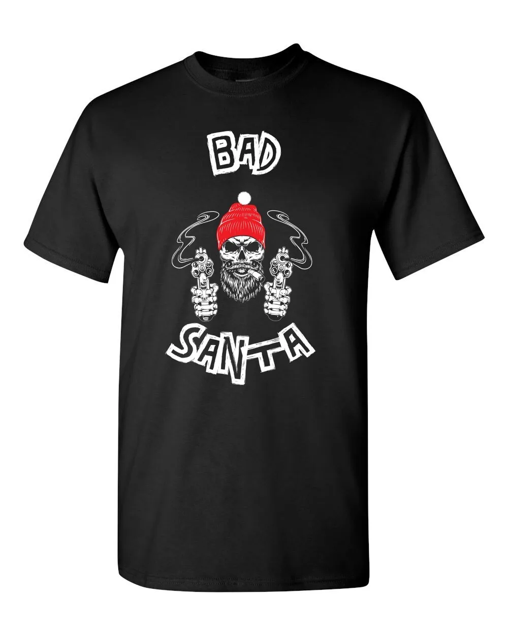 Забавная футболка унисекс для взрослых BAD SANTA 2020, а хороший год, 1547 Забавная футболка унисекс для взрослых BAD SANTA 2020, а хороший год, 1547