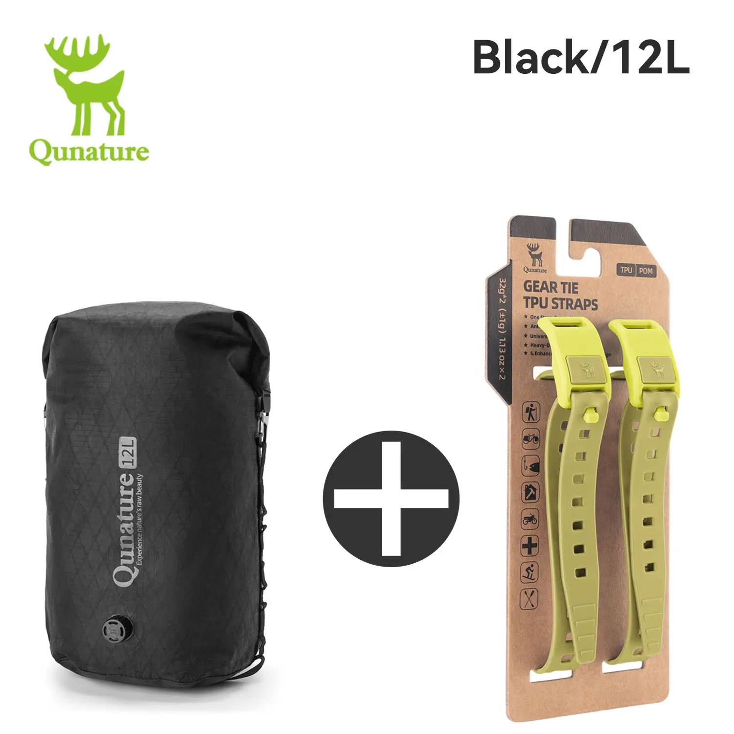 AliExpress Qunature 2Pcs/set Bikepacking Fully Waterproof Compression Bag Hiking Lightweight Bicycle Gear for Road Mountain Bike Travel 12L