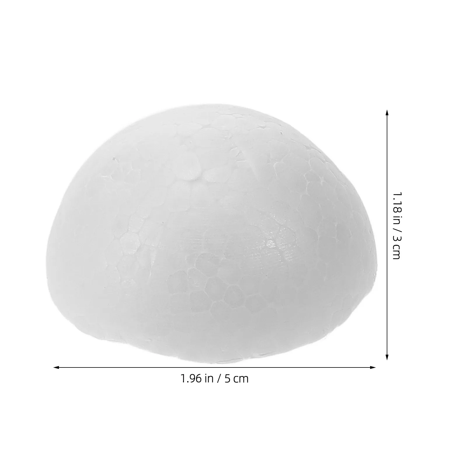 10Pieces Foam Balls White 5Cm Polystyrene High Density Smooth Surface DIY Craft Party Decorations Handwork view 3